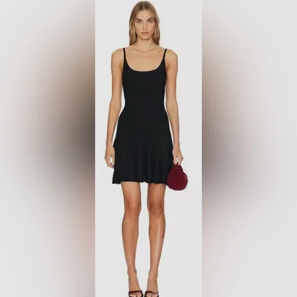 little black dress revolve Midi Black Wedding Guest Dress: Mac Duggal 68958 Black Multi / 2